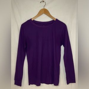 Fruit Of The Loom Long Sleeve Shirt - Purple, NWOT